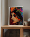 Renkli Portre Çalışması - Geleneksel Temalı Sanat Eseri Poster Tablosu