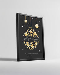 Retro Aluminum Tree Poster Tablosu