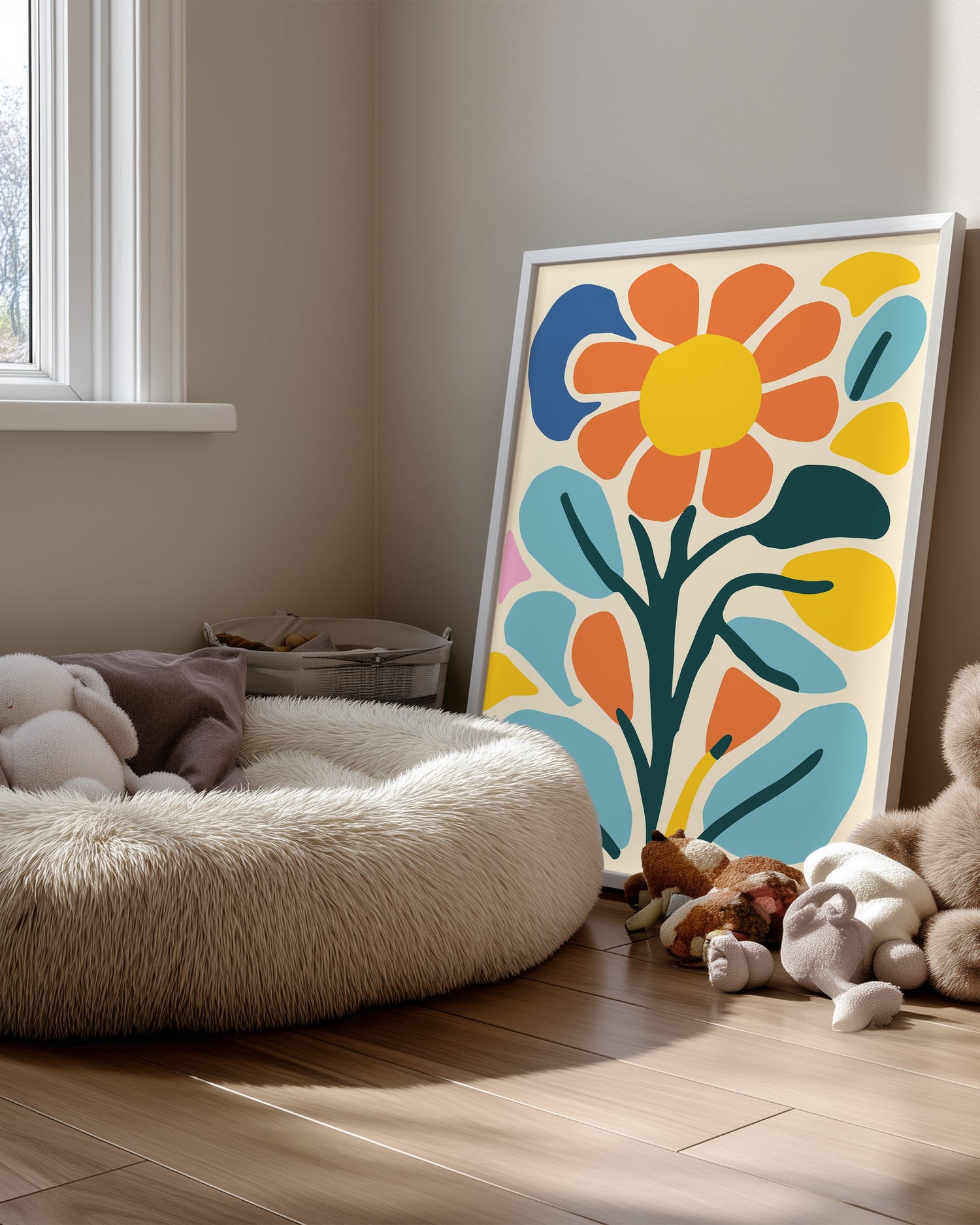 Retro Bloom Poster Tablosu