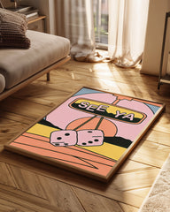 Retro Dice Poster Tablosu