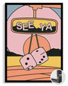 Retro Dice Poster Tablosu