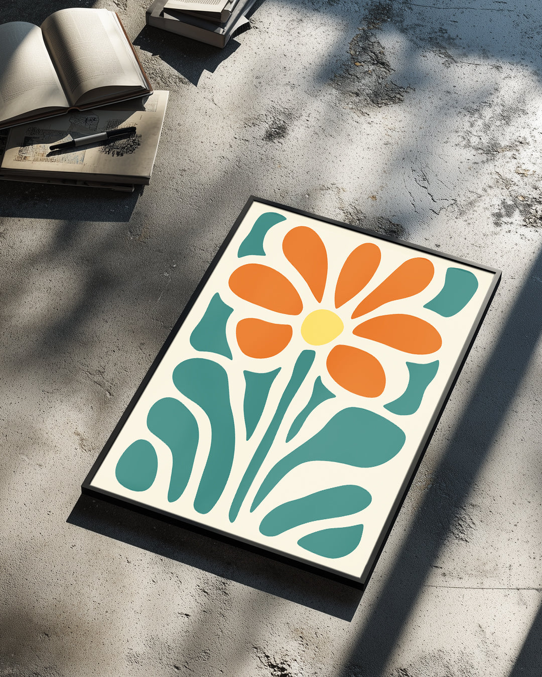 Retro Motif Poster Tablosu