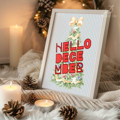 Retro Santa Claus Poster Tablosu