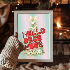 Retro Santa Claus Poster Tablosu