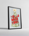 Retro Santa Claus Poster Tablosu