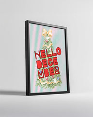 Retro Santa Claus Poster Tablosu