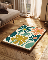 Retro Square Poster Tablosu