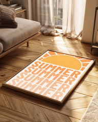 Retro Summer Poster Tablosu