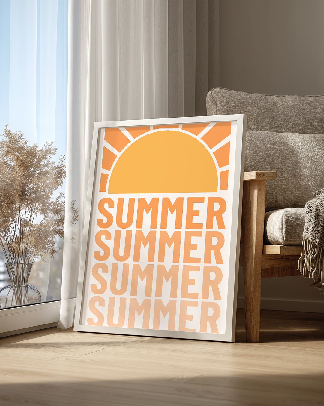 Retro Summer Poster Tablosu