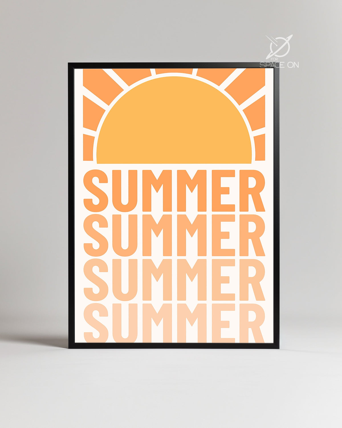 Retro Summer Poster Tablosu
