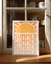 Retro Summer Poster Tablosu