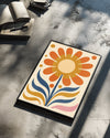 Retro Sun Poster Tablosu