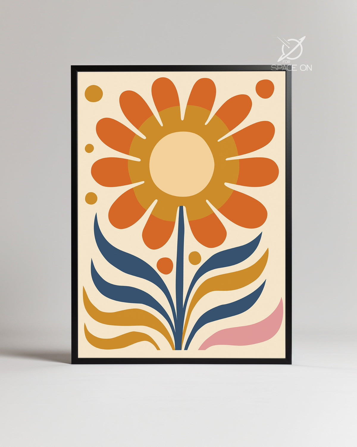 Retro Sun Poster Tablosu