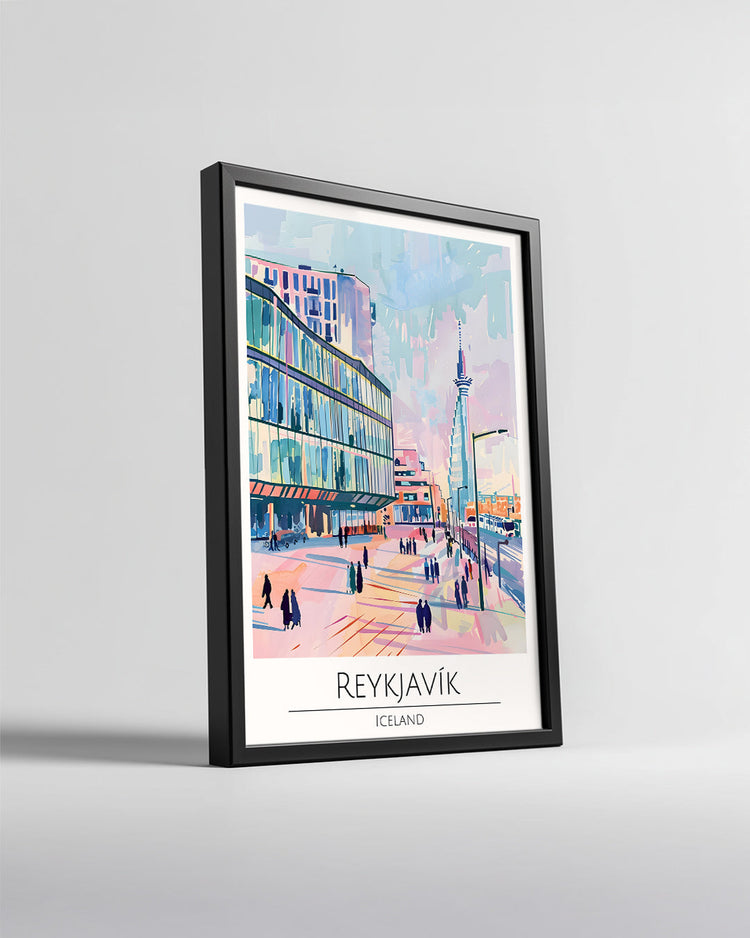 Reykjavik İzlanda Poster Tablosu