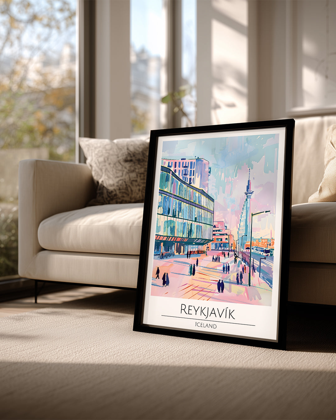 Reykjavik İzlanda Poster Tablosu