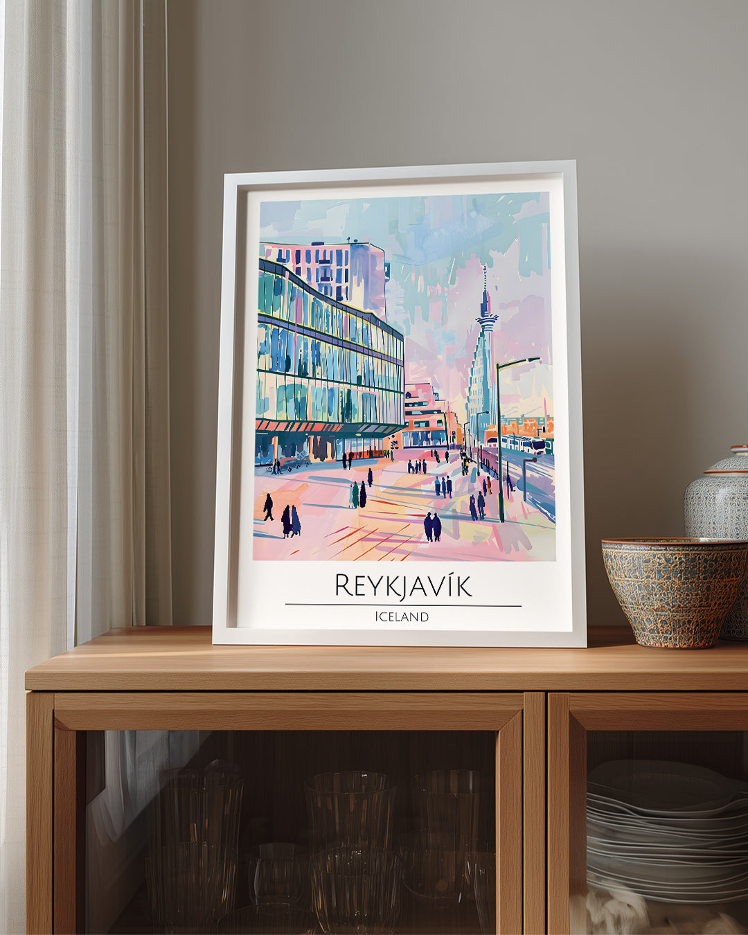 Reykjavik İzlanda Poster Tablosu