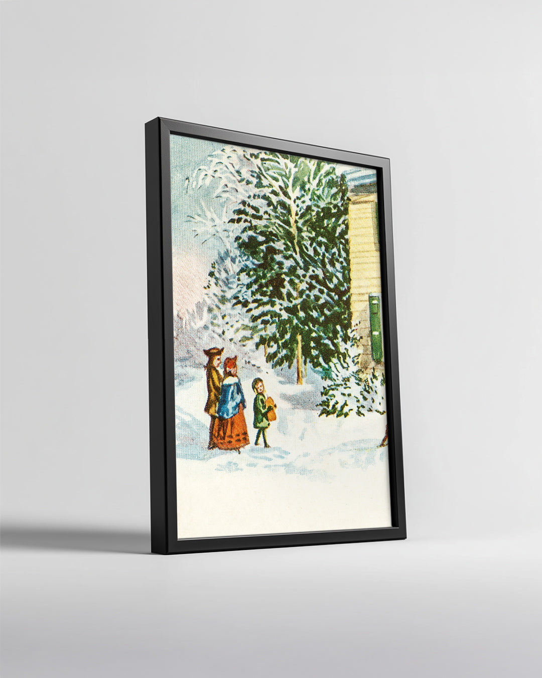 Ribbon Wrapped Tree Poster Tablosu