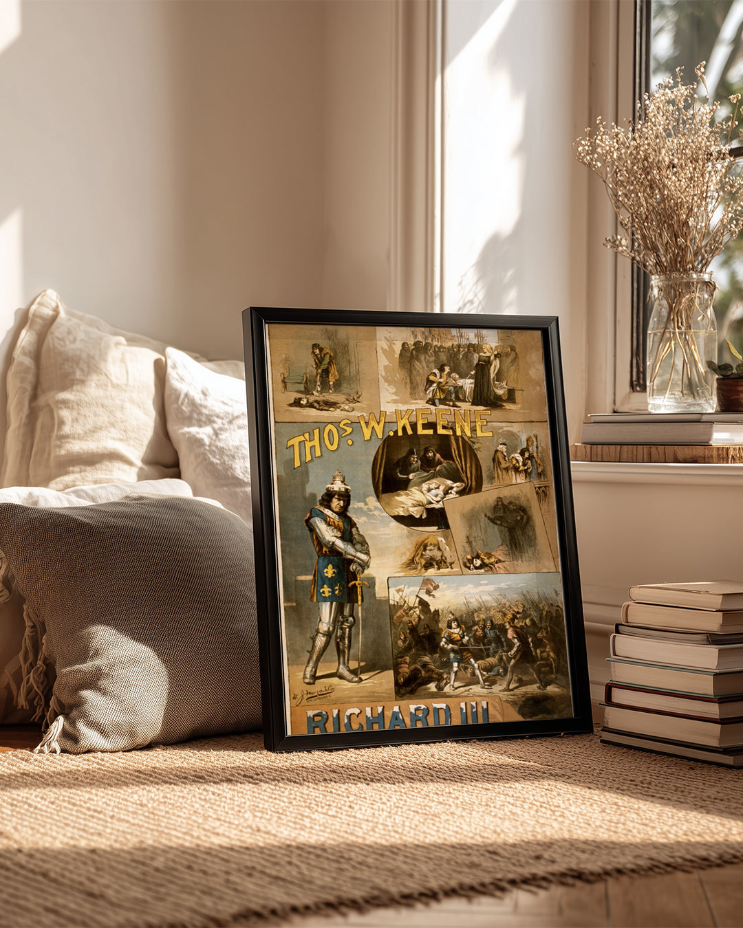 Richard Üçüncü - Tarihi Tiyatro Afişi Tasarımı Poster Tablosu