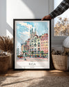 Riga Letonya Poster Tablosu