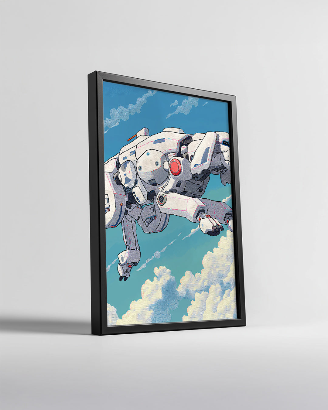 Robot-Köpek - Uçan Tasarım Poster Tablosu