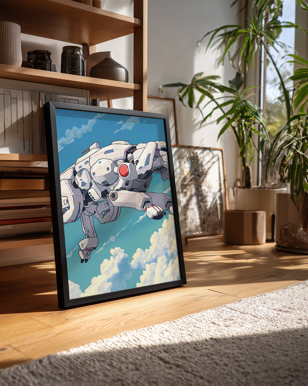 Robot-Köpek - Uçan Tasarım Poster Tablosu