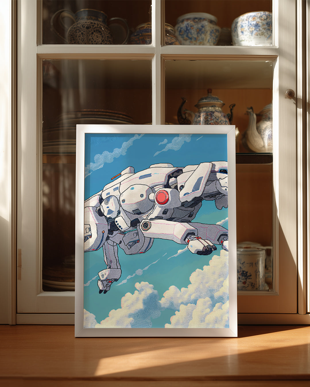 Robot-Köpek - Uçan Tasarım Poster Tablosu