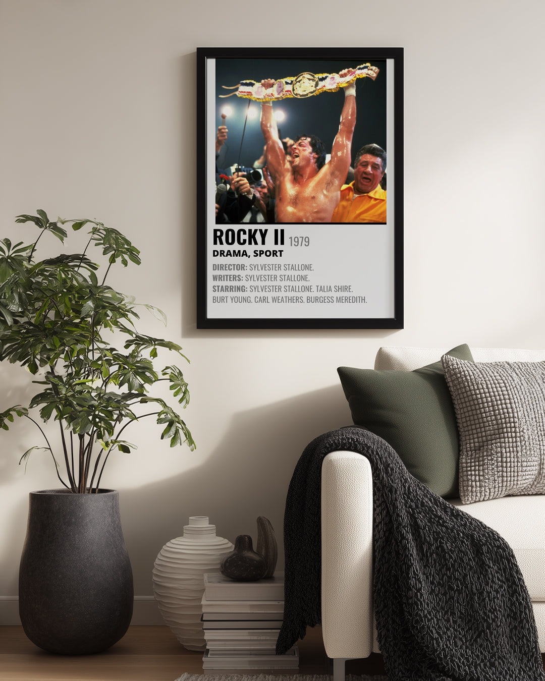 Rocky II Poster Tablosu