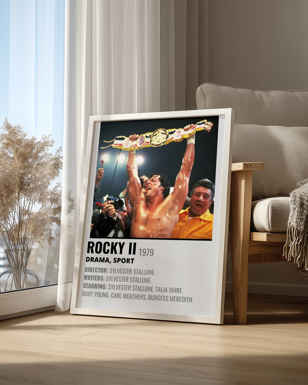 Rocky II Poster Tablosu