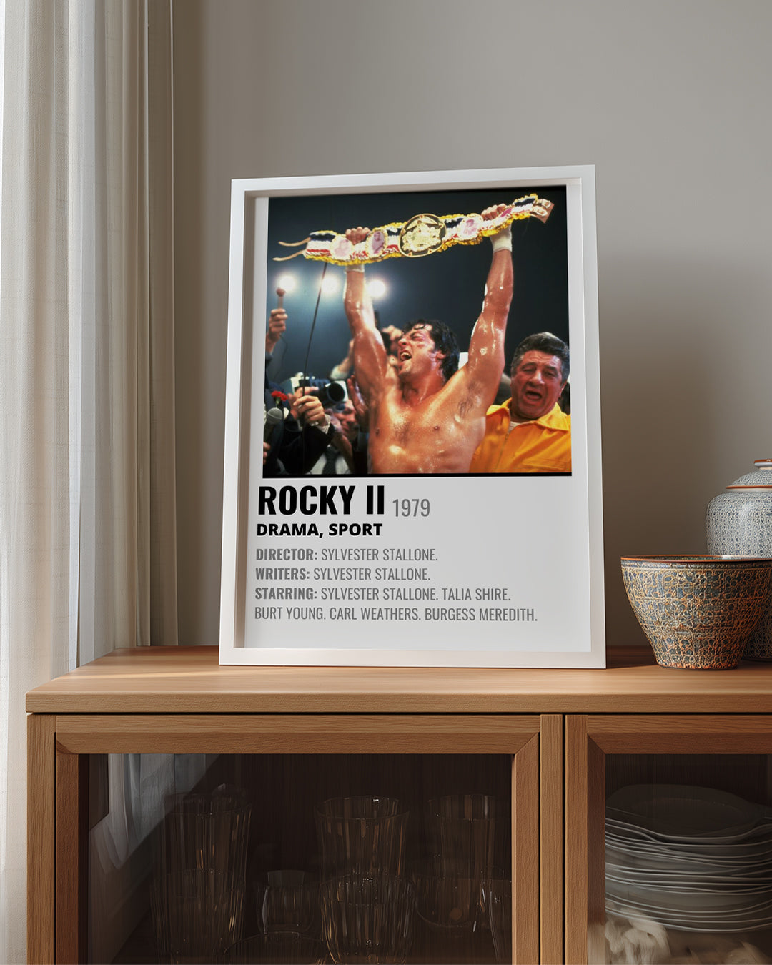 Rocky II Poster Tablosu