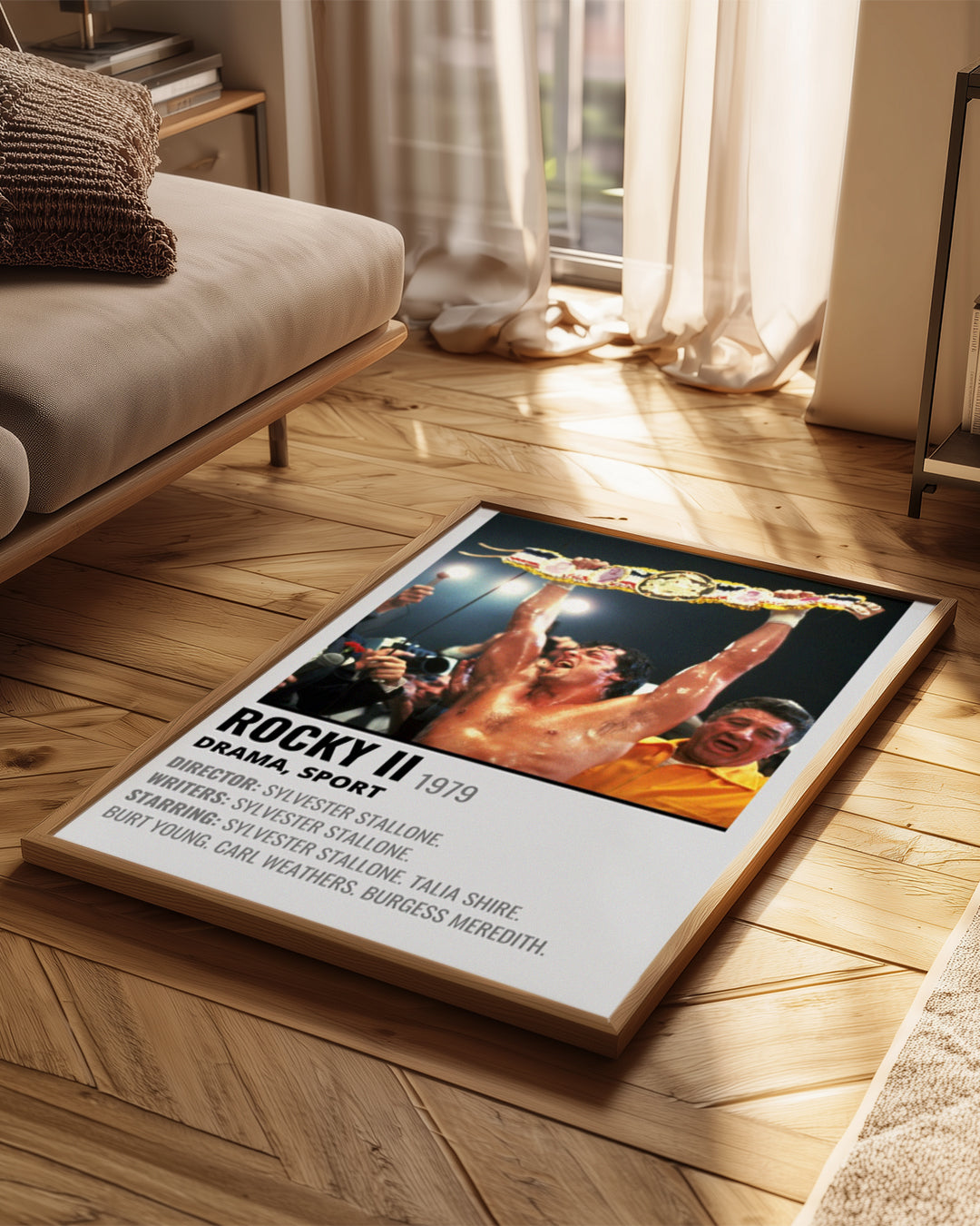 Rocky II Poster Tablosu