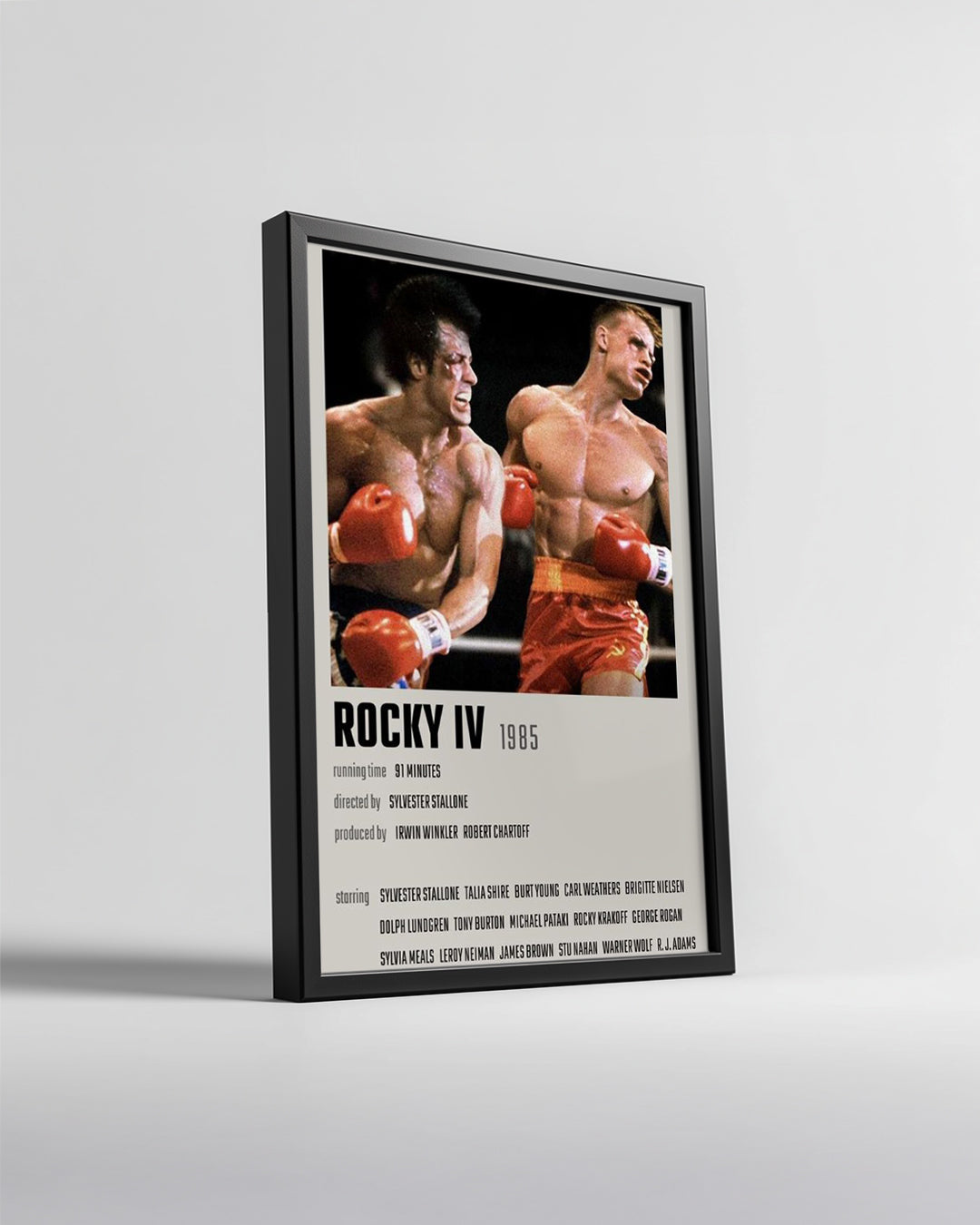 Rocky IV Poster Tablosu
