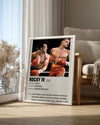 Rocky IV Poster Tablosu