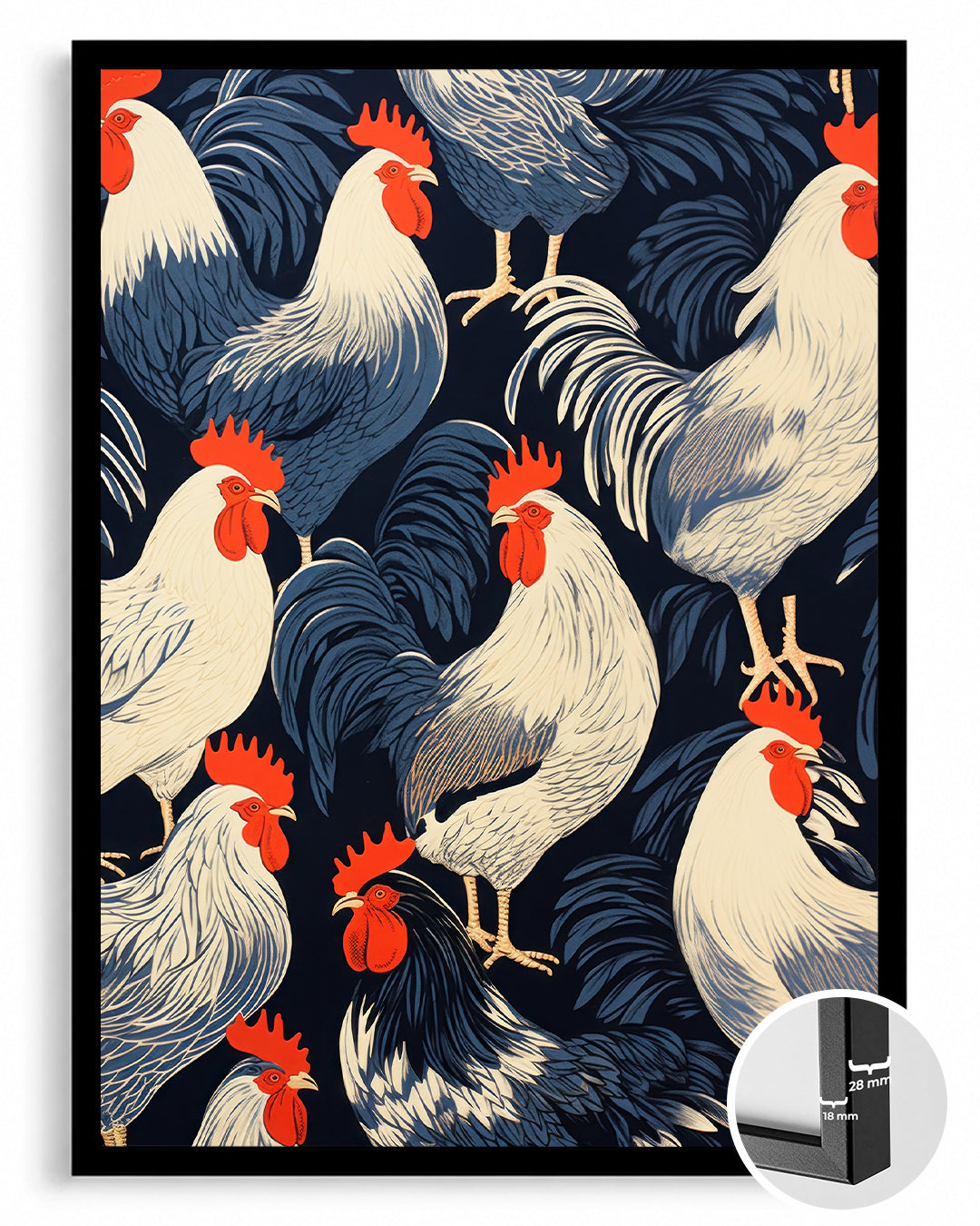 Rooster Poster Tablosu