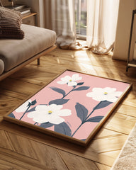 Rose Ardoise Poster Tablosu