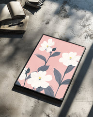 Rose Ardoise Poster Tablosu