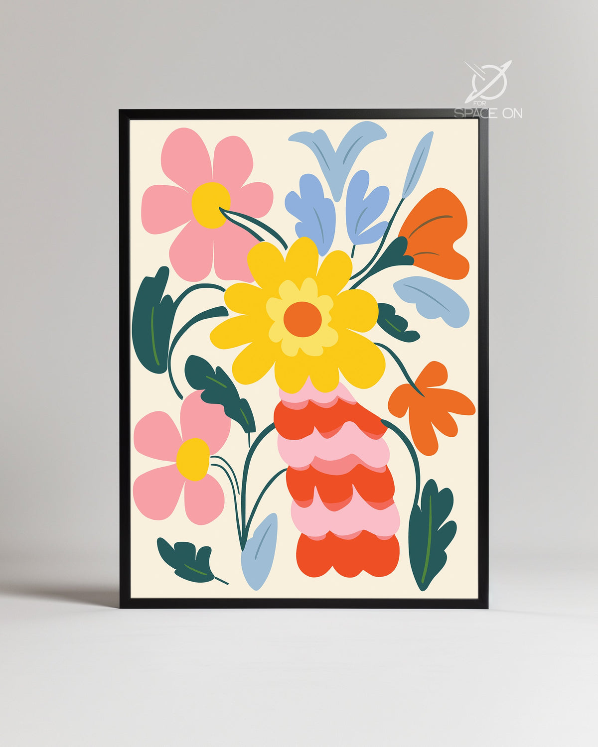 Rose Cascade Poster Tablosu