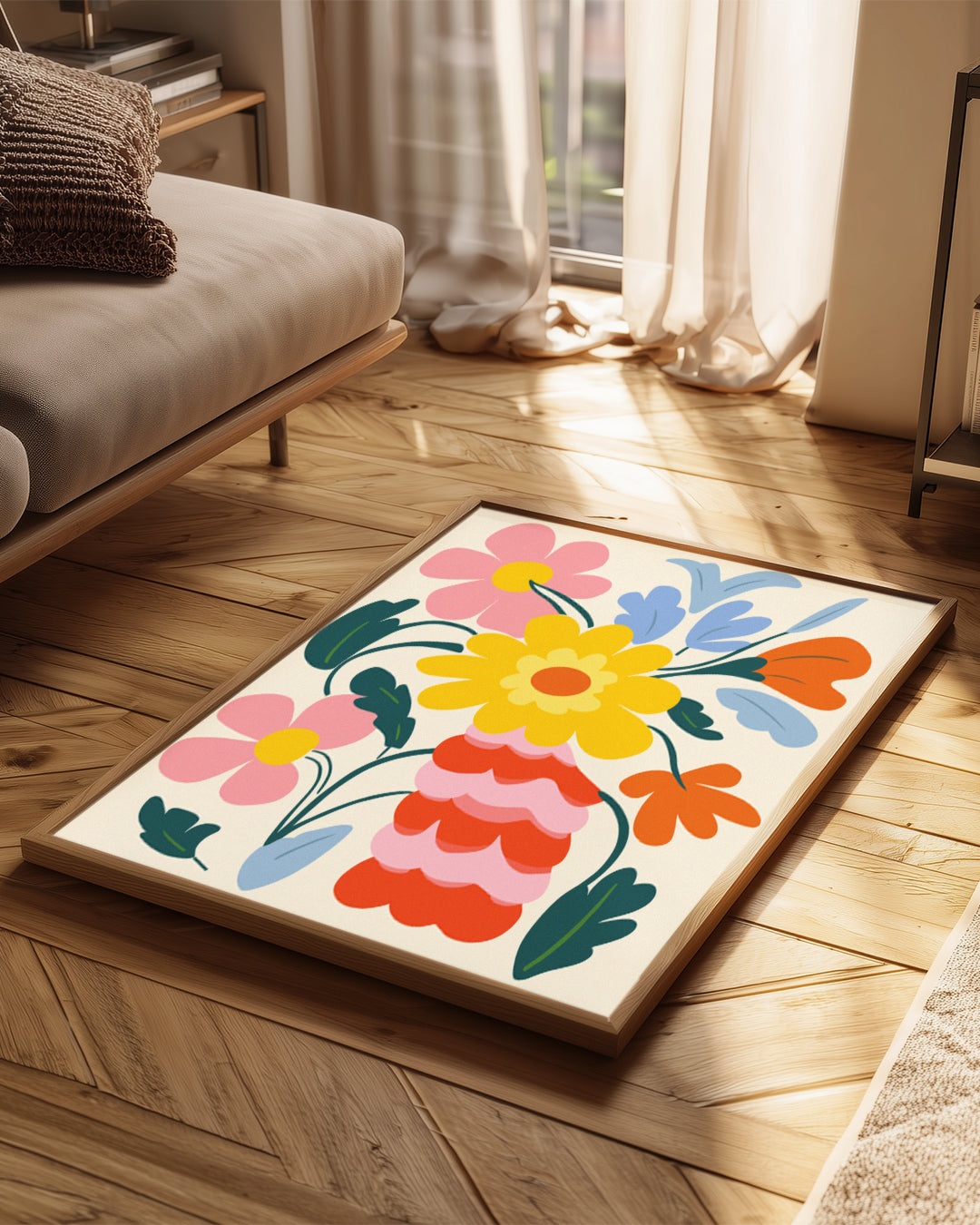 Rose Cascade Poster Tablosu