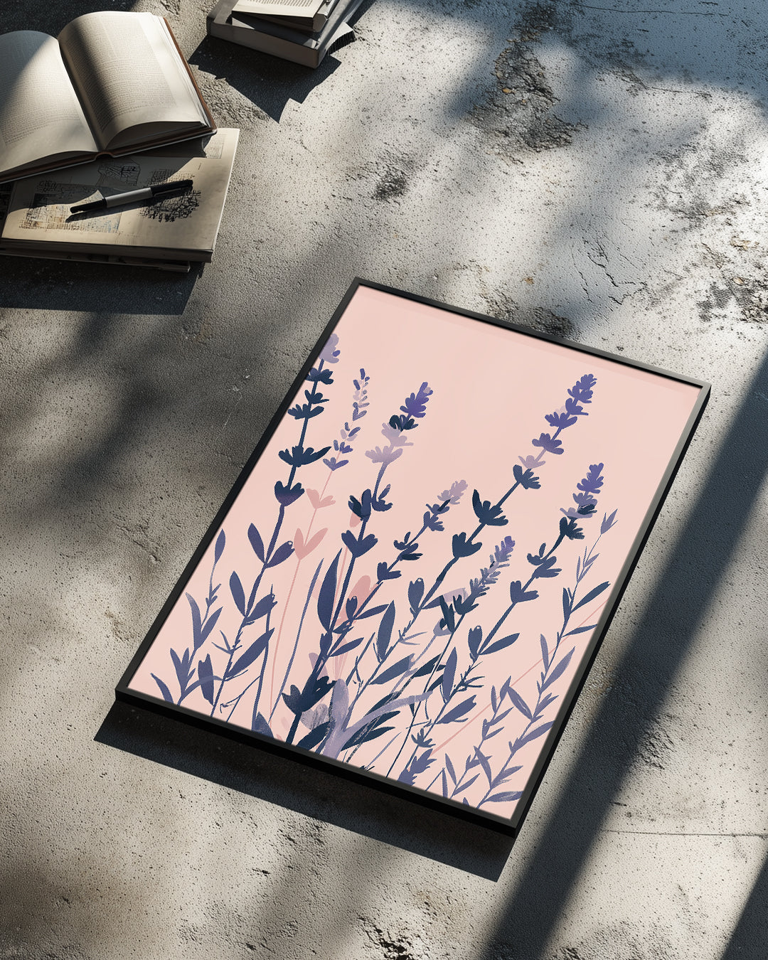 Rose Lavande Poster Tablosu