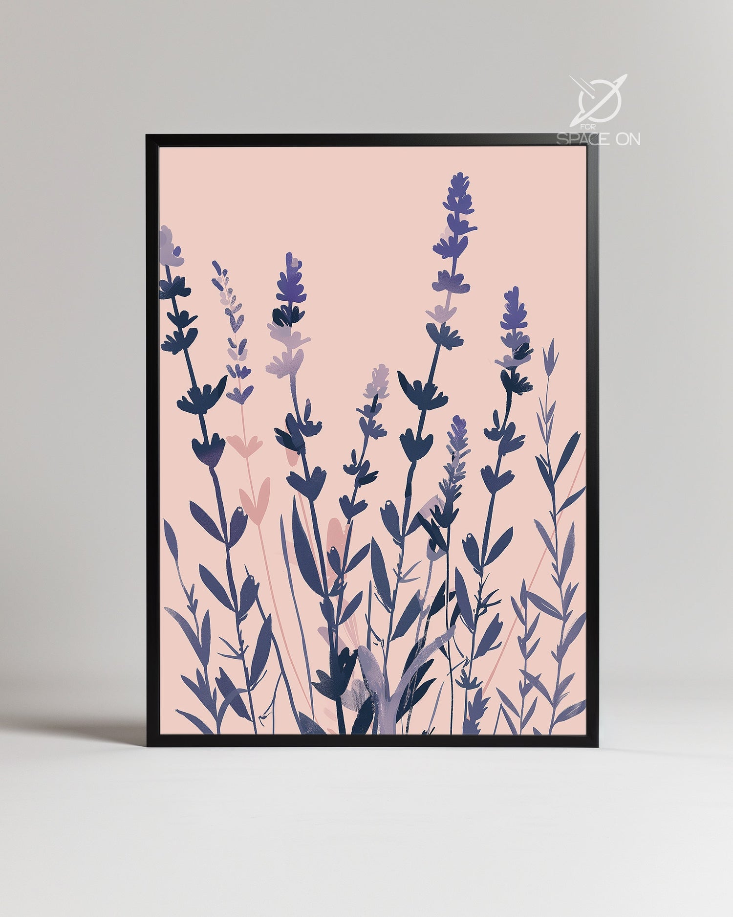 Rose Lavande Poster Tablosu
