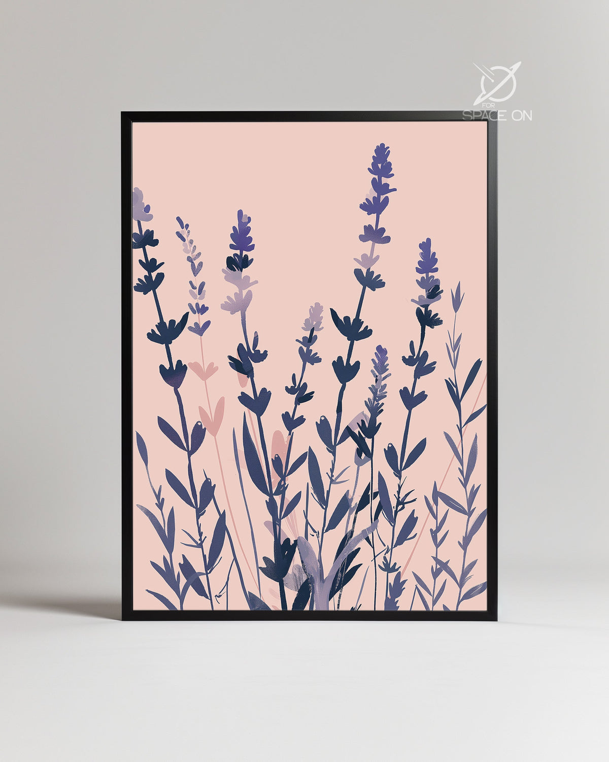 Rose Lavande Poster Tablosu