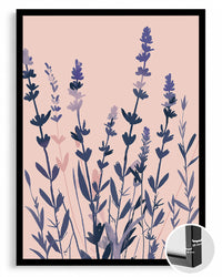 Rose Lavande Poster Tablosu