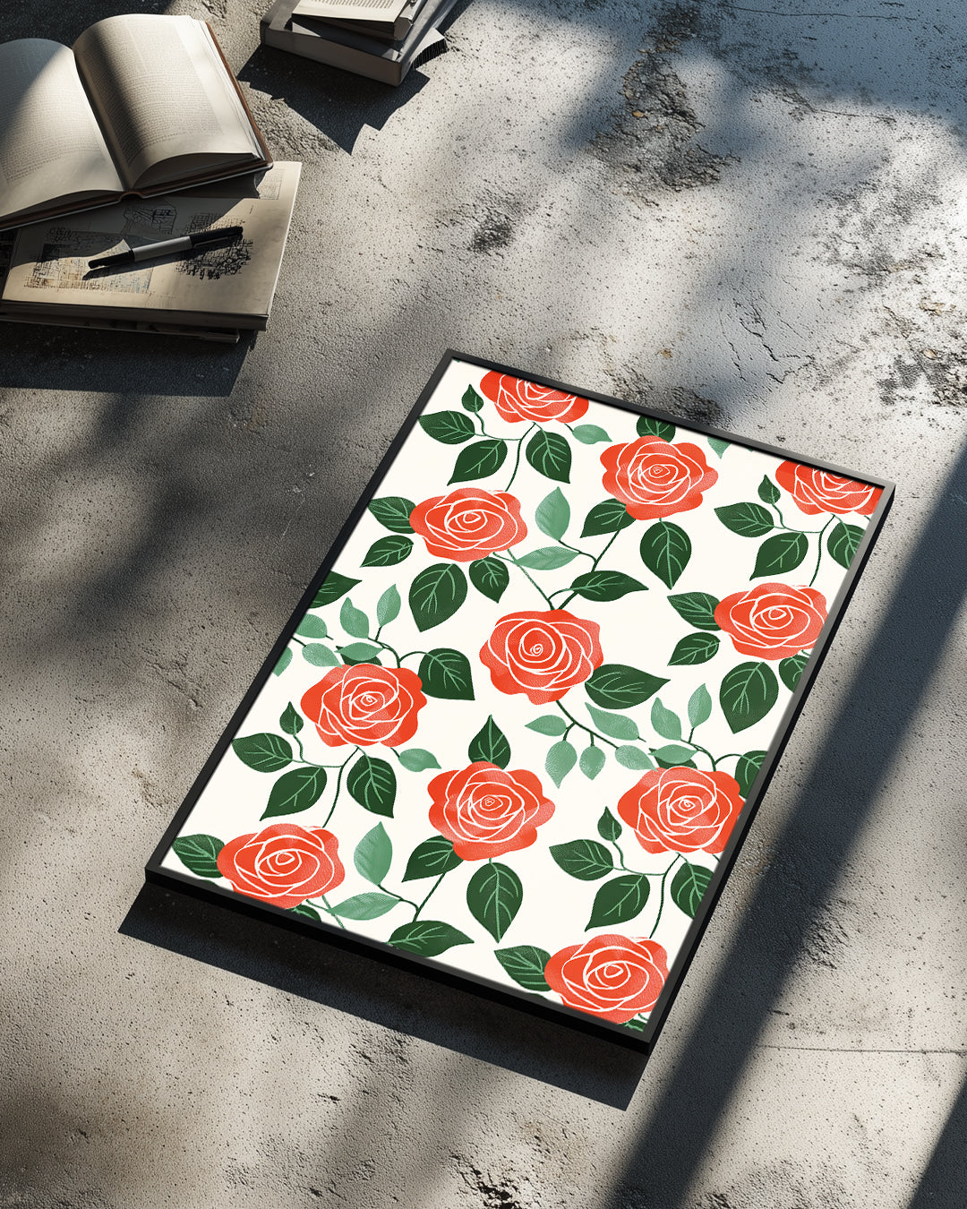 Rose Pop Poster Tablosu
