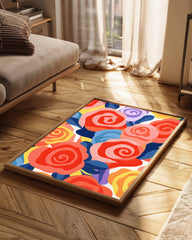 Rose Repeat Poster Tablosu