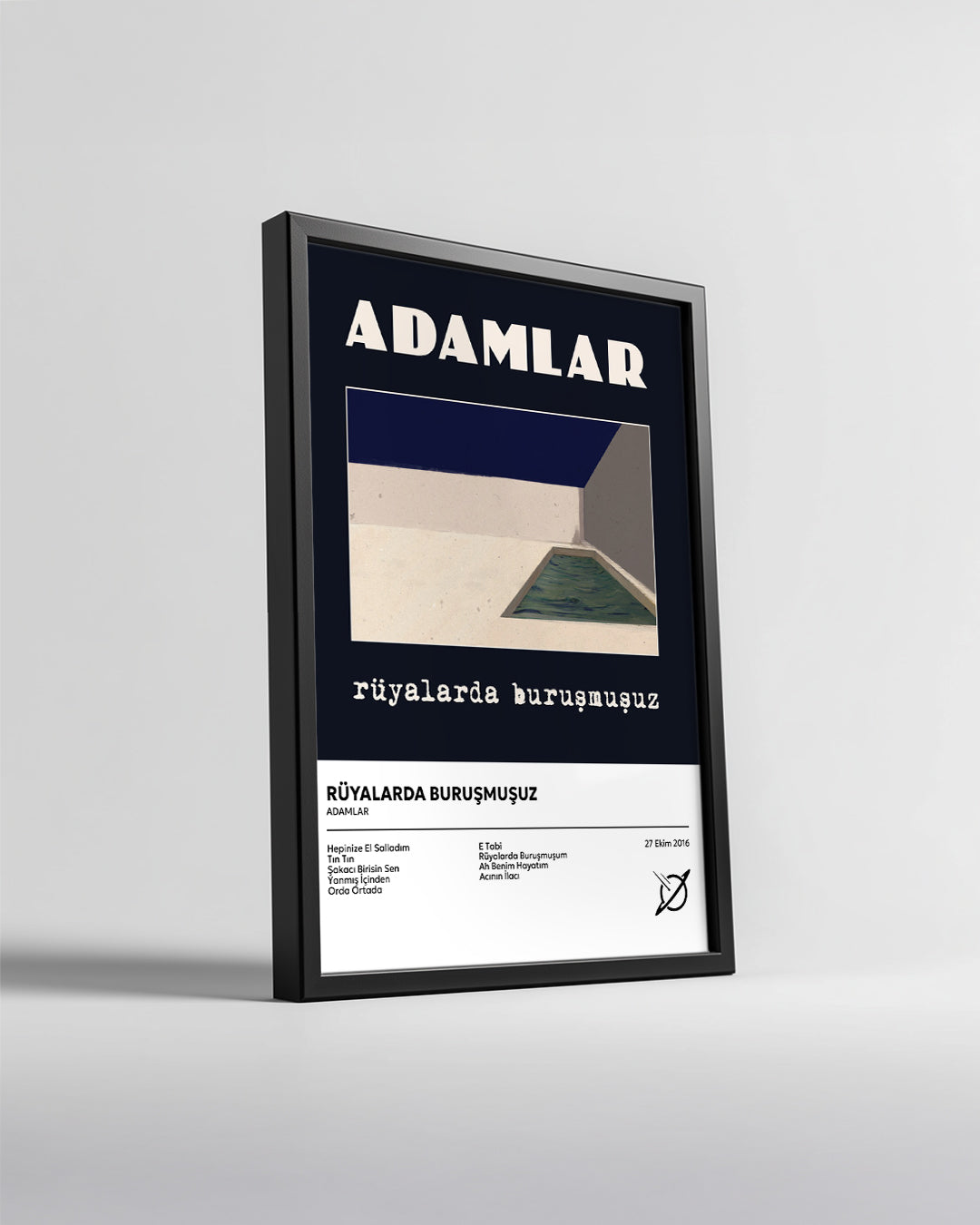 Rüyalar da Buruşmuşuz - Adamlar Poster Tablosu