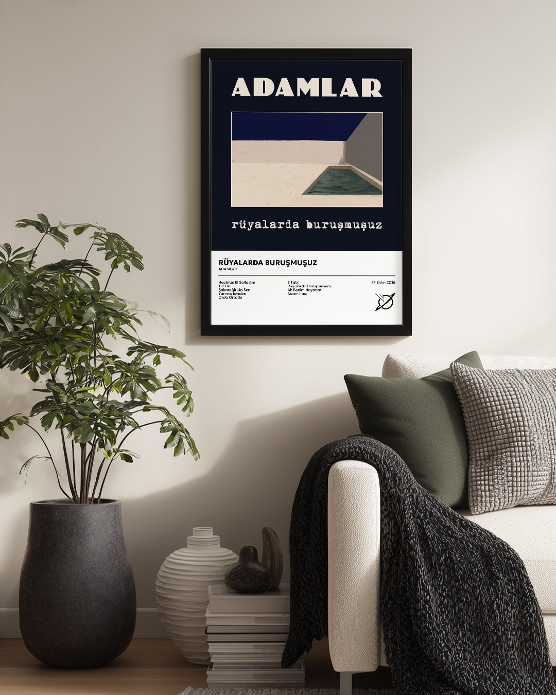 Rüyalar da Buruşmuşuz - Adamlar Poster Tablosu