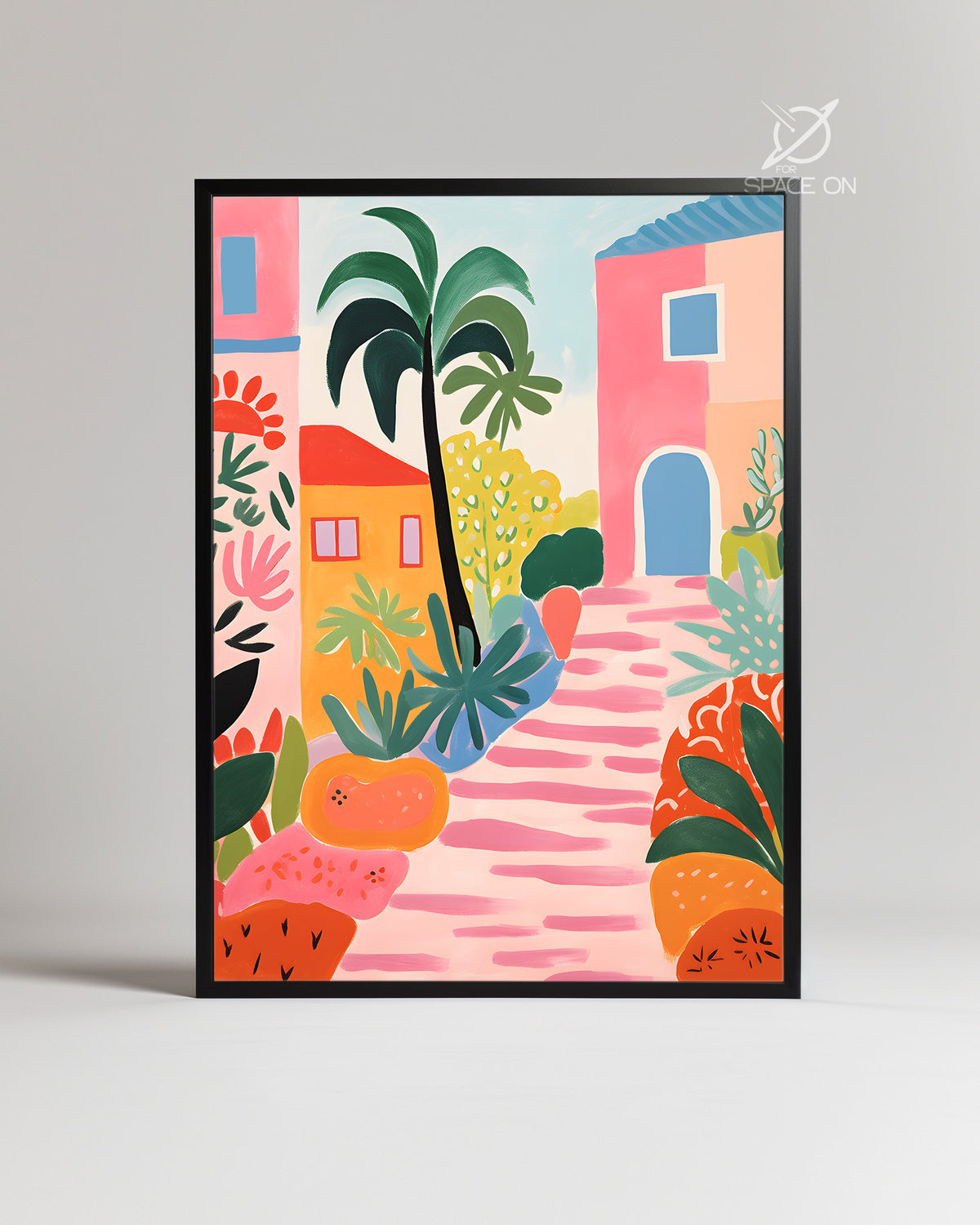 Rue Tropic Poster Tablosu