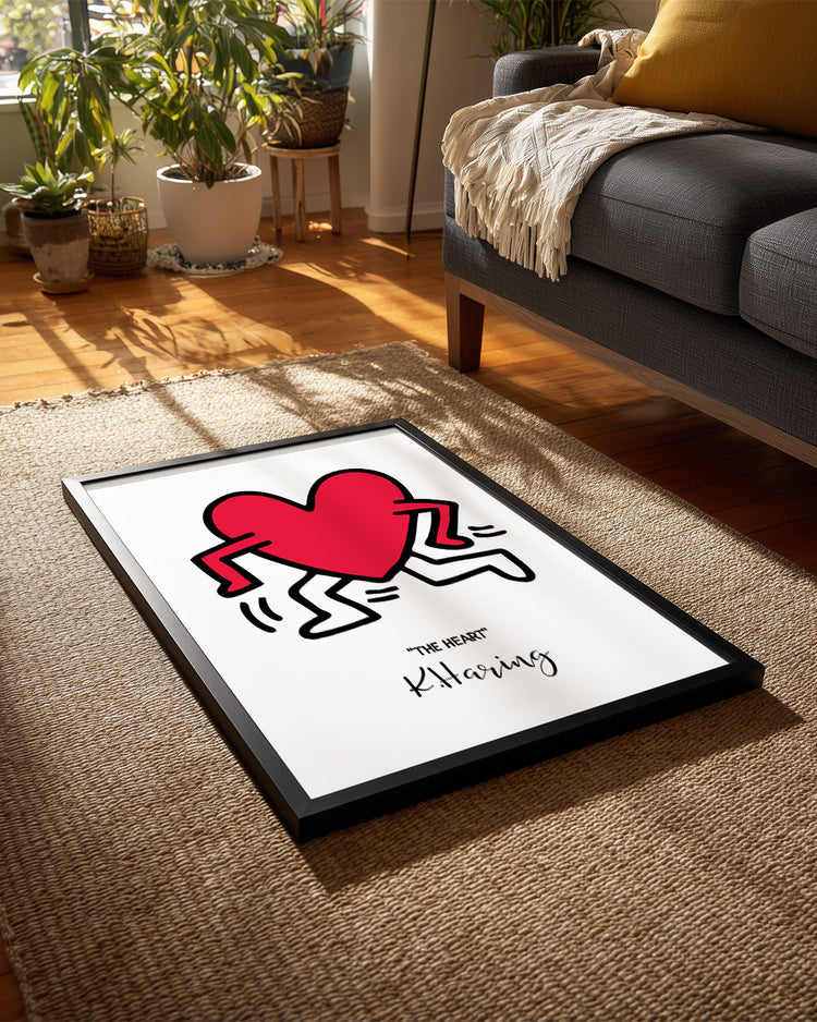 Running Heart Poster Tablosu