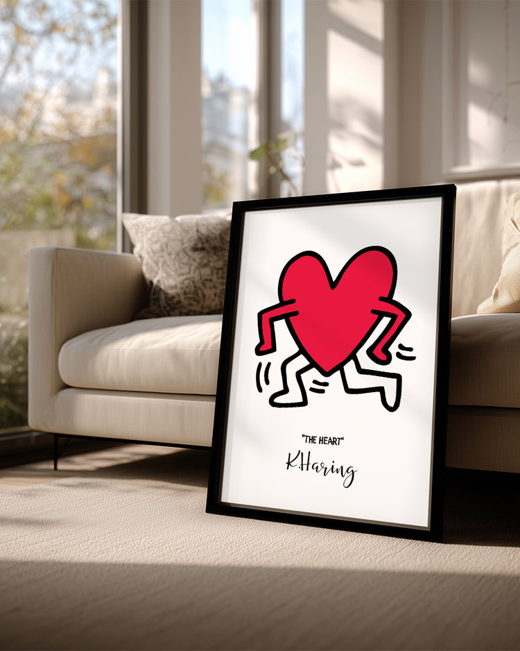 Running Heart Poster Tablosu