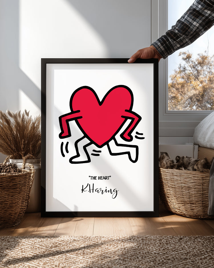 Running Heart Poster Tablosu