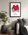 Running Heart Poster Tablosu